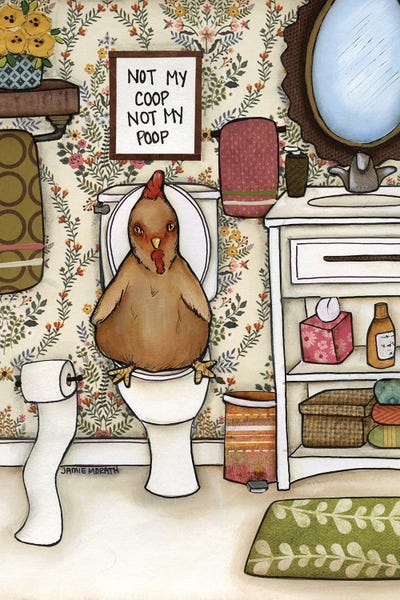Fine Art Print: Not My Coop Chicken by Jamie Morath