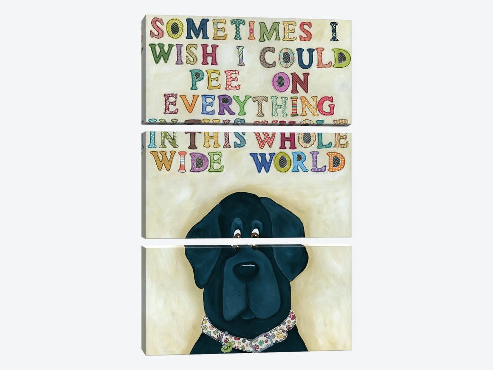 Sometmes I Wish by Jamie Morath 3-piece Canvas Art Print