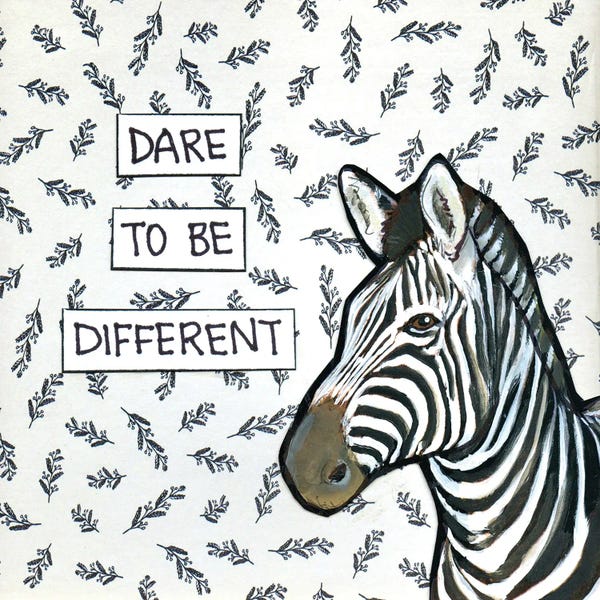 Jamie Morath: Dare To Be Different Zebra by Jamie Morath