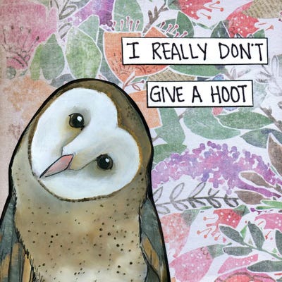 Give A Hoot by Jamie Morath wood print