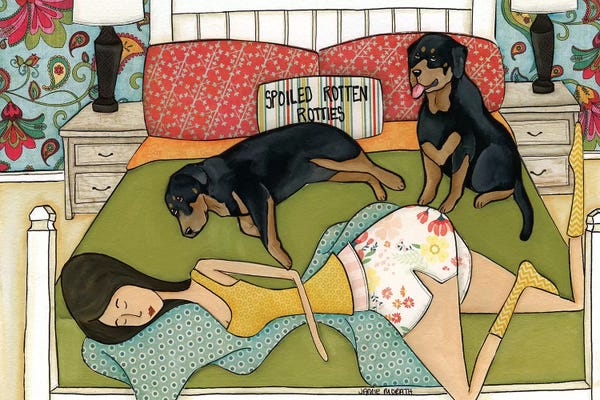Rottweilers: Spoiled Rotten Rottie by Jamie Morath