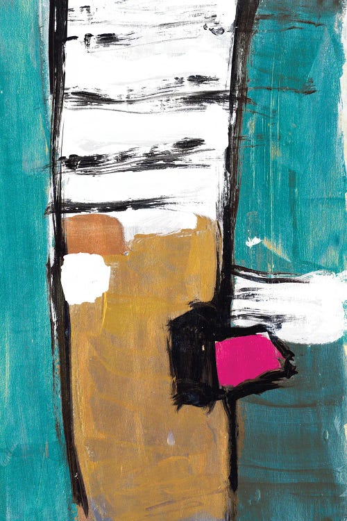 Hot Teal by Merri Pattinian wall art