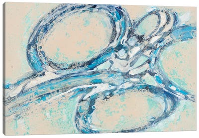 Blue Swirl I Canvas Art Print