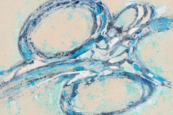 Merri Pattinian: Blue Swirl I by Merri Pattinian