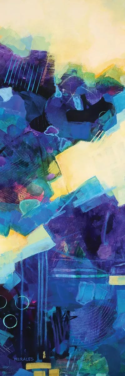 Foundations by Maria Morales framed canvas print