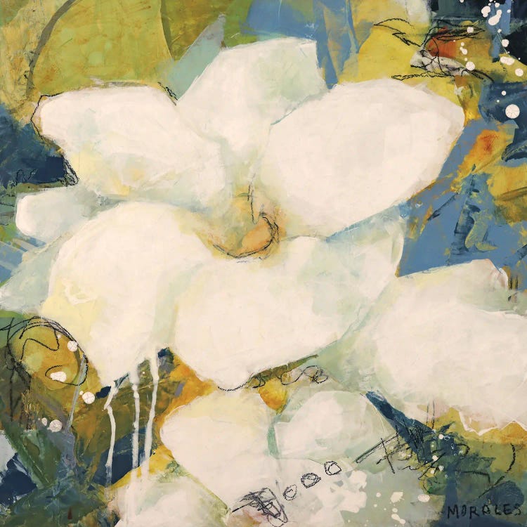 White Elegance by Maria Morales wall art