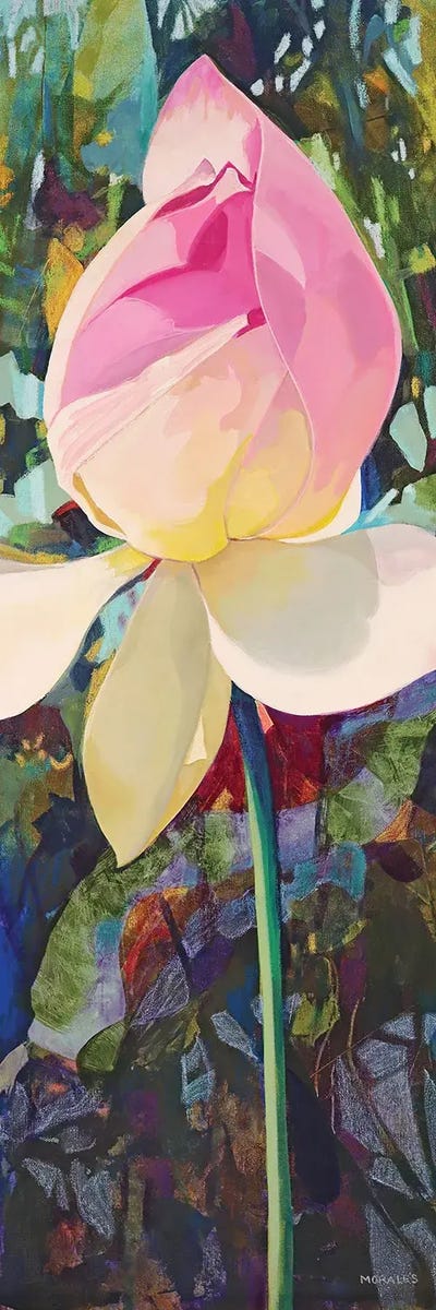 New Dawn by Maria Morales framed canvas print