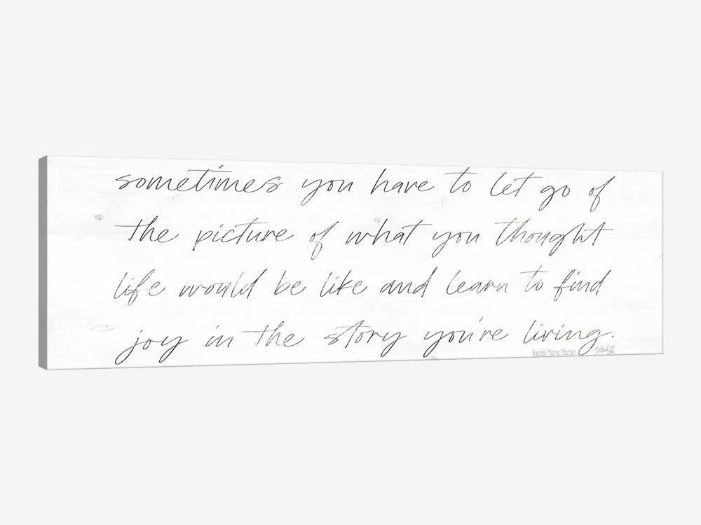 Sometimes You Have to Let Go by Marla Rae 1-piece Canvas Wall Art