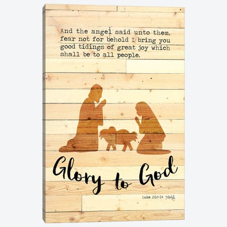 Glory to God Canvas Print #MRR151} by Marla Rae Art Print