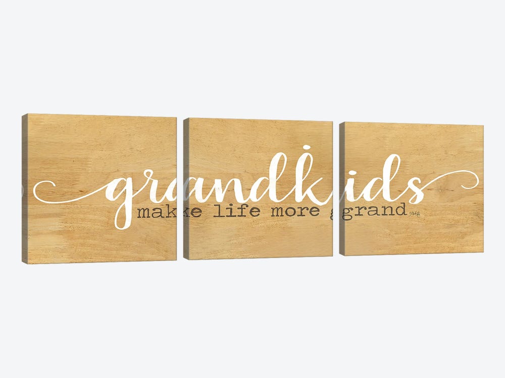Grandkids by Marla Rae 3-piece Canvas Art Print