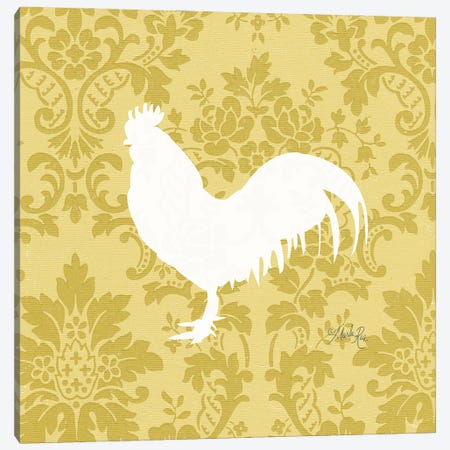 Rooster Silhouette Canvas Print #MRR164} by Marla Rae Canvas Art Print