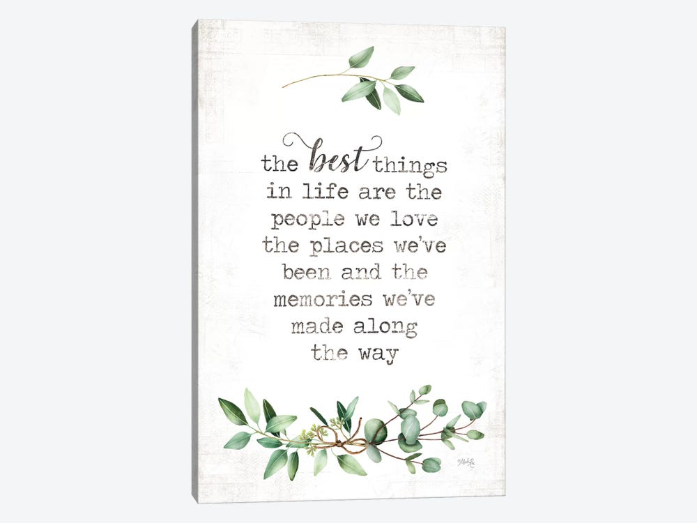 The Best Things by Marla Rae 1-piece Art Print