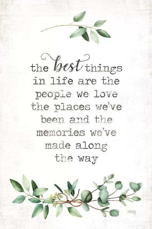 The Best Things by Marla Rae wall art