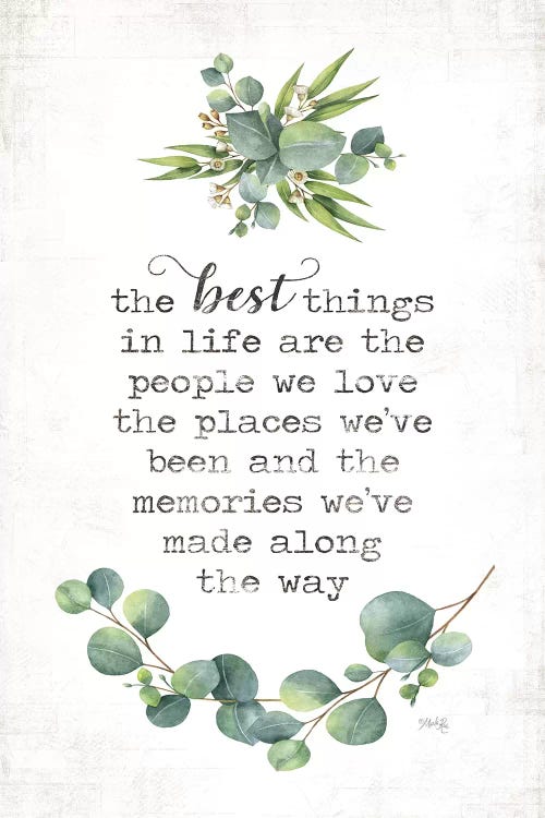 The Best Things by Marla Rae wall art