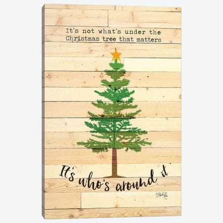 Under the Christmas Tree Canvas Print #MRR174} by Marla Rae Canvas Artwork