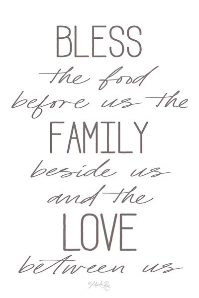 Modern Farmhouse Décor: Dinner Blessing by Marla Rae