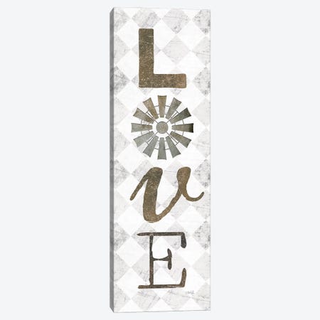 Love with Windmill II Canvas Print #MRR202} by Marla Rae Canvas Art Print