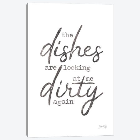 Dirty Dishes Canvas Print #MRR208} by Marla Rae Canvas Print