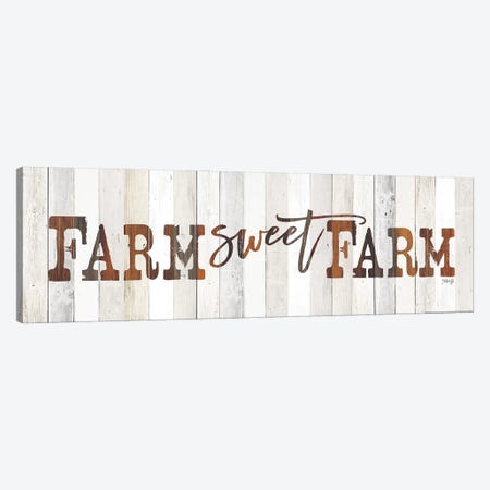 Farm Sweet Farm Canvas Print #MRR209} by Marla Rae Canvas Print