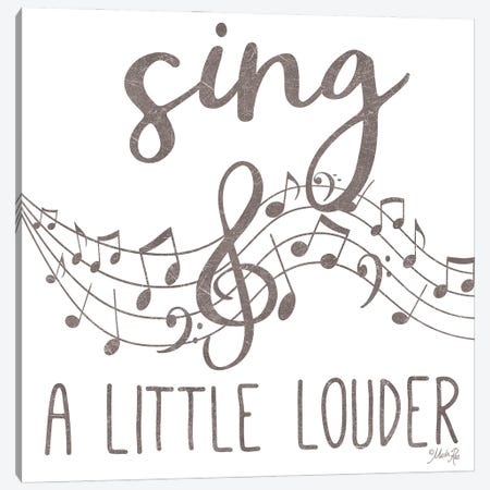 Sing a Little Louder Canvas Print #MRR213} by Marla Rae Canvas Artwork