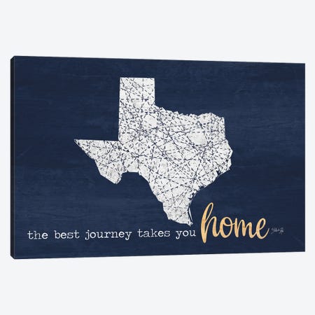 Best Journey - Texas Canvas Print #MRR221} by Marla Rae Canvas Print