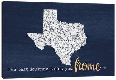 Best Journey - Texas Canvas Art Print - Marla Rae
