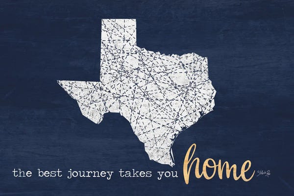 Canvas Print: Best Journey - Texas by Marla Rae