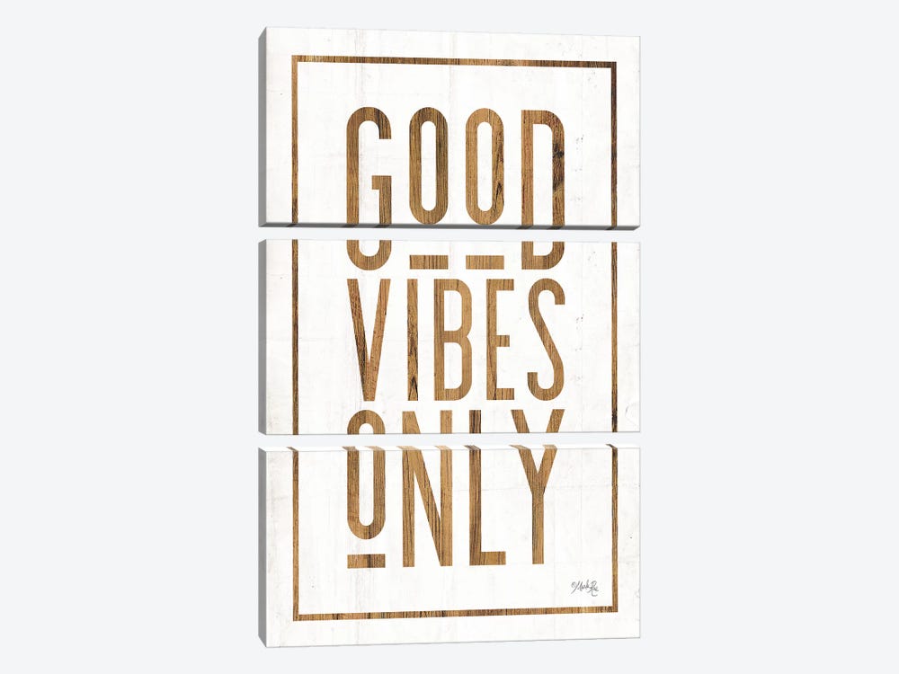Good Vibes Only by Marla Rae 3-piece Art Print