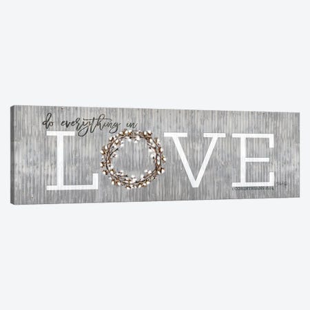 Love - Do Everything in Love Canvas Print #MRR233} by Marla Rae Canvas Wall Art
