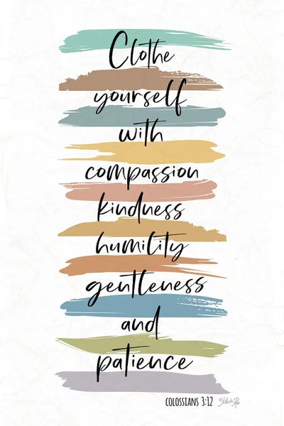Bible Verses: Clothe Yourself with Compassion by Marla Rae