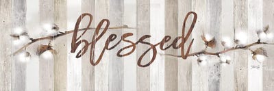 Cotton Stems - Blessed by Marla Rae canvas print