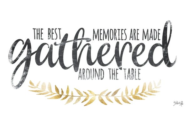 Modern Farmhouse Décor: Gathered Around The Table I by Marla Rae