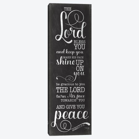 May The Lord Bless You (Black) Canvas Print #MRR285} by Marla Rae Canvas Wall Art