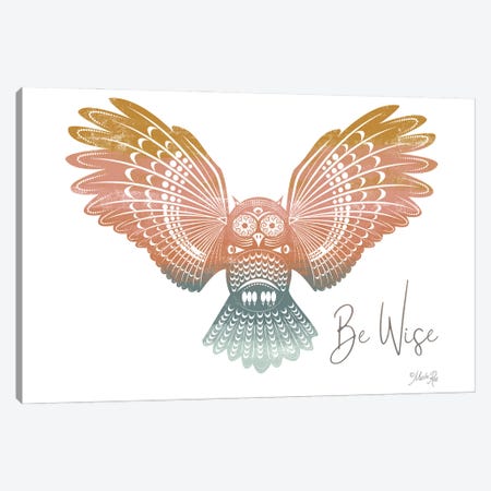 Be Wise Owl Canvas Print #MRR295} by Marla Rae Canvas Print