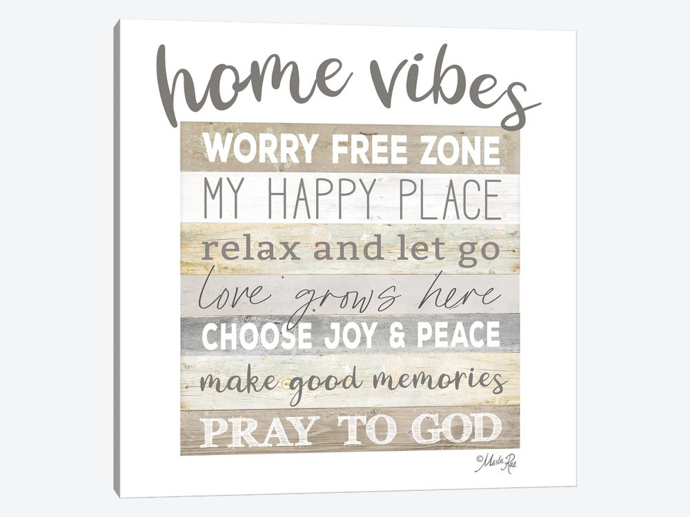Home Vibes by Marla Rae 1-piece Canvas Artwork