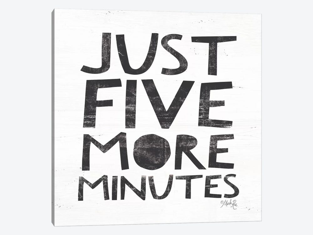 Just Five More Minutes by Marla Rae 1-piece Canvas Art