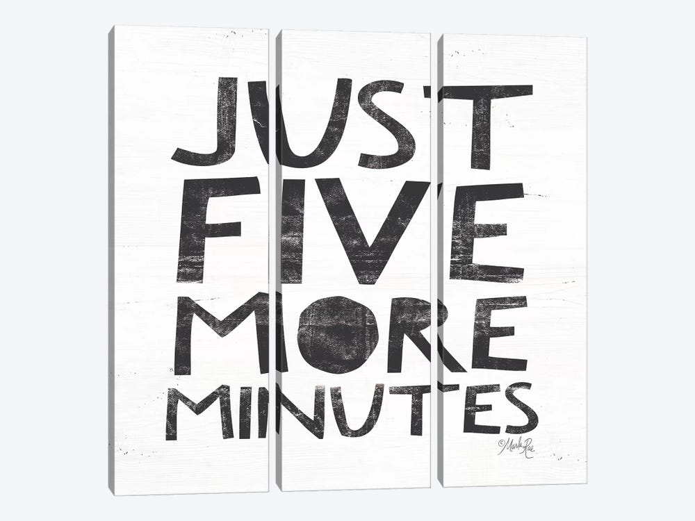 Just Five More Minutes by Marla Rae 3-piece Canvas Art