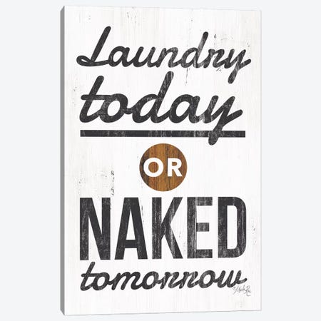 Laundry Today Canvas Print #MRR37} by Marla Rae Canvas Wall Art