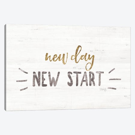 New Day, New Start Canvas Print #MRR47} by Marla Rae Canvas Art Print