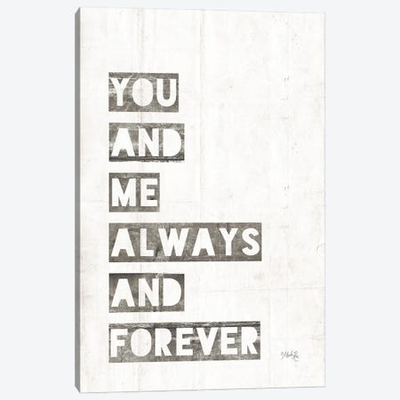 You and Me Canvas Print #MRR65} by Marla Rae Canvas Art Print