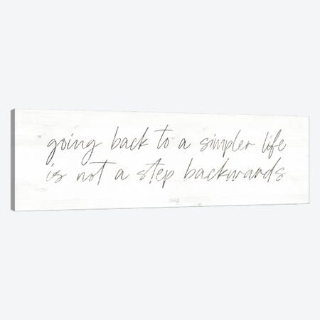 Going Back to a Simpler Life Canvas Print #MRR93} by Marla Rae Art Print