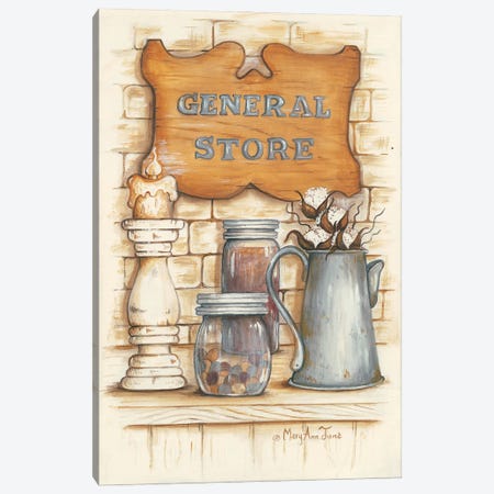 General Store Canvas Print #MRY3} by Mary Anne June Canvas Wall Art
