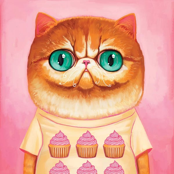 Orange Cats: Hey Cupcake by Melanie Schultz