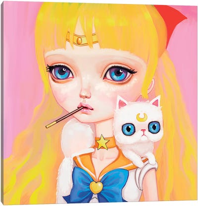 Sailor Venus Canvas Art Print - Sailor Moon