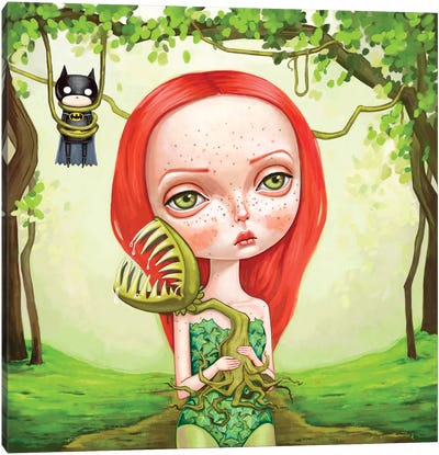 Poison Ivy Canvas Art Print - Pop Surrealism & Lowbrow Art