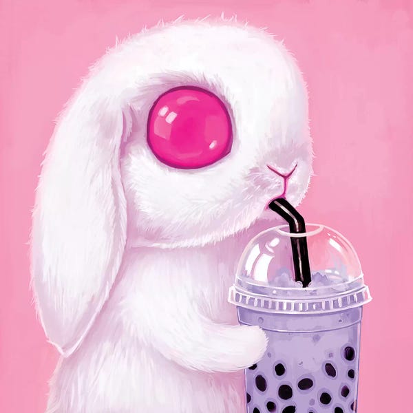 Pop Art Kitchen: Bubble Tea Bunny by Melanie Schultz