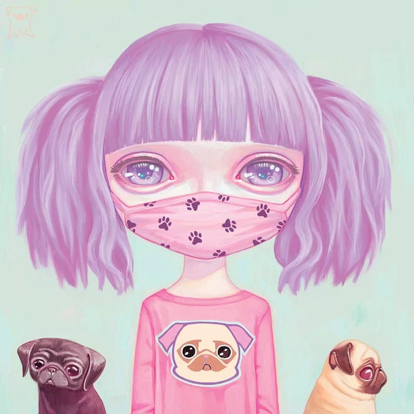 Witty Humor: Pug Life by Melanie Schultz