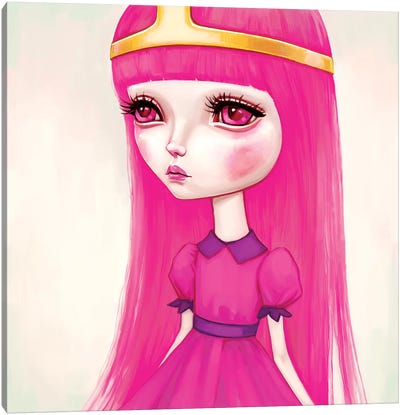 Adventure Time - Princess Bubblegum Canvas Art Print - Princes & Princesses