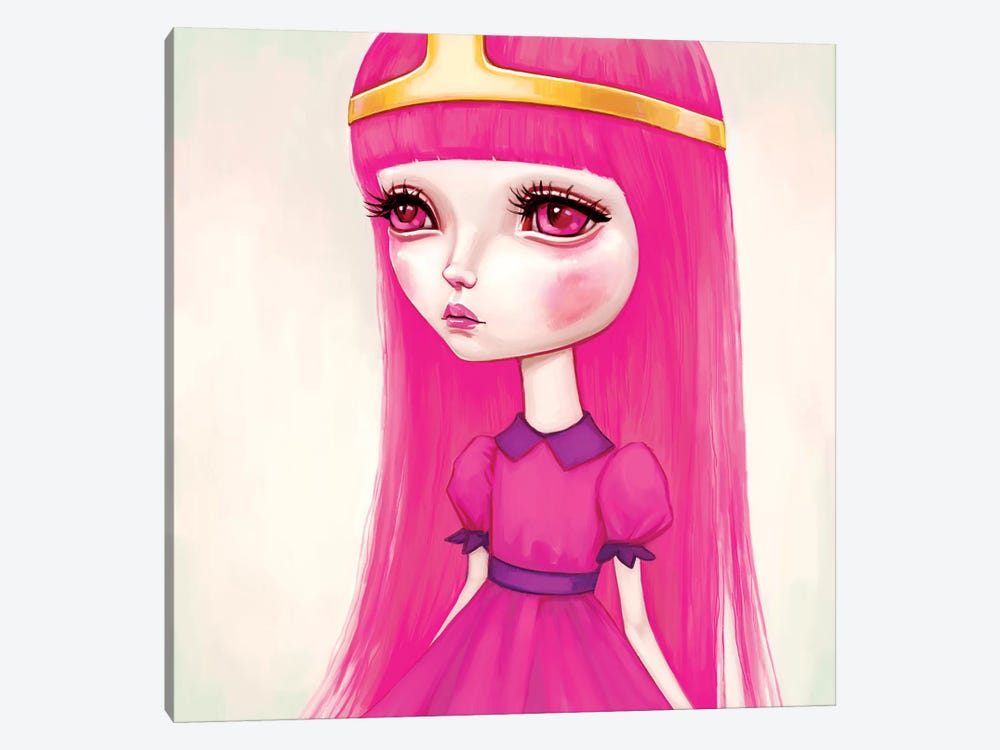 Adventure Time - Princess Bubblegum by Melanie Schultz 1-piece Canvas Artwork