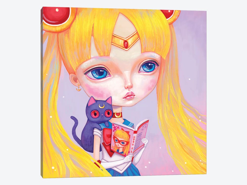 Sailor Moon by Melanie Schultz 1-piece Art Print